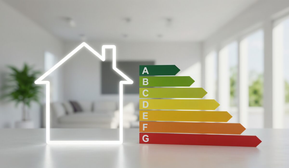 DPE à côté d'une maison